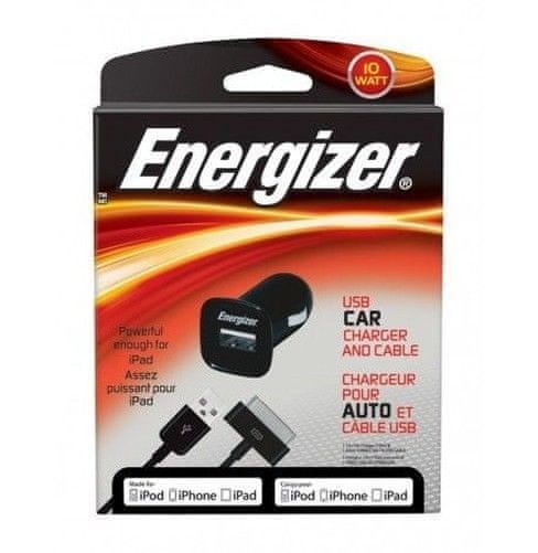 Energizer USB punjač za automobil 12/24V, 10W 2A
