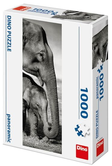 DINO slagalica Slonovi, 1000 dijelova