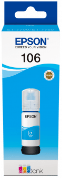 Epson 106 EcoTank tinta, cyan (C13T00R240)