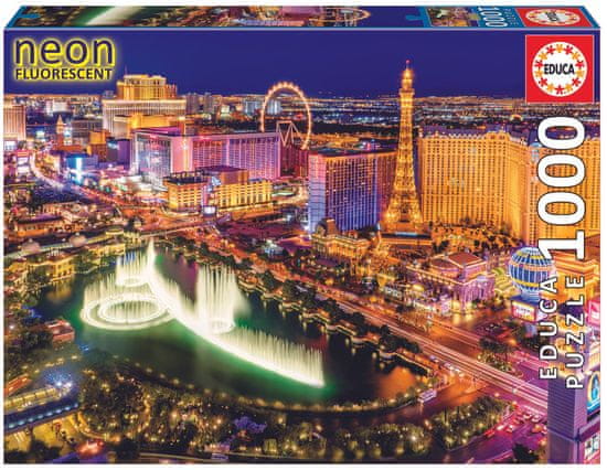 EDUCA slagalica Las Vegas – Neon, 1000 komada
