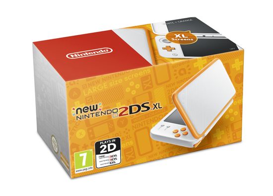 Nintendo igraća konzola New 2DS XL, bijela/narančasta