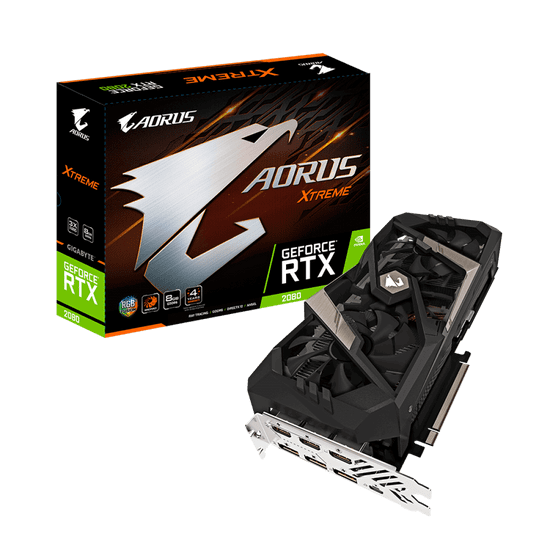 Gigabyte grafička kartica AORUS GeForce RTX 2080, 8 GB GDDR6