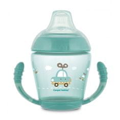 Canpol babies bočica Toys sa silikonskim nastavkom za pijenje, 230 ml, zelena