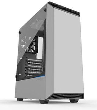 Phanteks kućište Eclipse P300, kaljeno staklo, Midtower, bijelo
