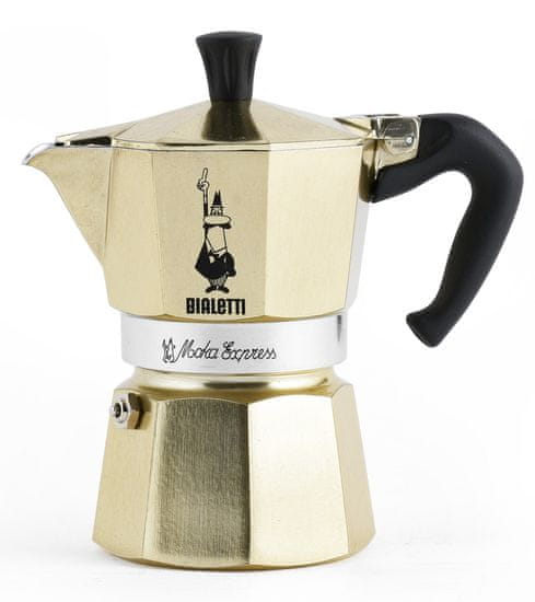 Bialetti aparat za kavu Moka Express 3 Cups Gold