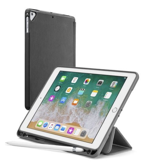 CellularLine etui za tablet iPad (2018)s ladicom za olovku FOLIOPENIPAD1897K, crni