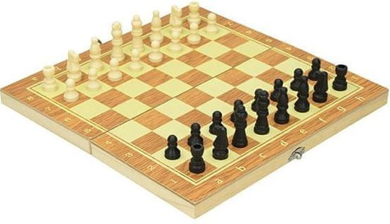 Igra šah, drveni, 24,5 x 12 x 2,2 cm