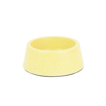 Akinu Eco zdjela za pseću hranu od bambusa, 800 ml, žuta