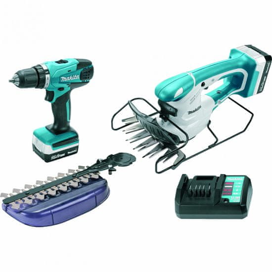 Makita set alata LXT-DF347D, UM165D, BL1413Gx2, DC18WA (DK14004X1)