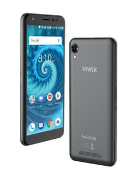 Vivax Point X502 GSM telefon, sivi