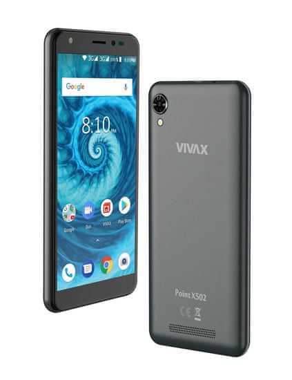 Vivax Point X502 GSM telefon, sivi