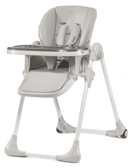 KinderKraft stolac za hranjenje YUMMY, siva
