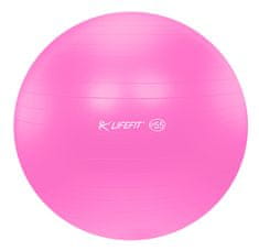 LIFEFIT Anti-Burst gimnastičarska lopta, 55 cm, ružičasta