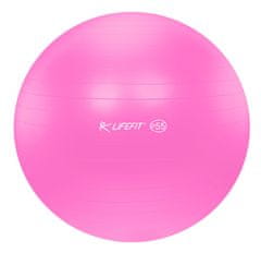 LIFEFIT Anti-Burst gimnastičarska lopta, 55 cm, ružičasta