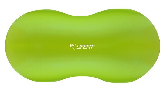 LIFEFIT gimnastičarska lopta NUTS 90x45 cm, zelena