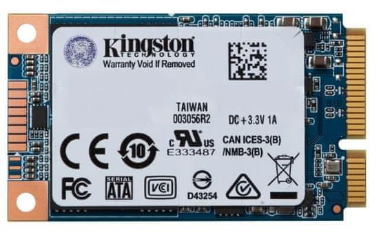 Kingston SSD disk UV500, mSATA, 120 GB, SATA3, TLC NAND (SUV500MS/120G)