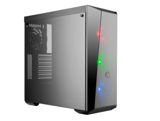 Cooler Master kućište MasterBox Lite 5 RGB midi ATX, crno