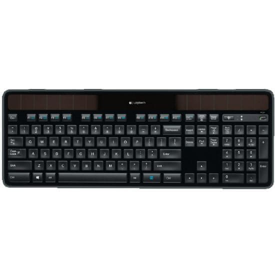 Logitech K750 bežična solar tipkovnica, crna