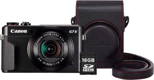 Canon fotoaparat PowerShot G7 X Mark II torbica 16 GB kartica
