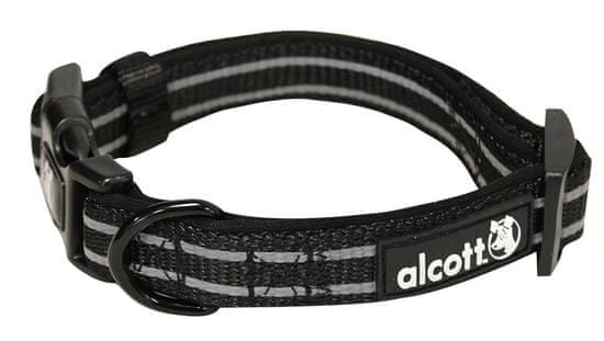 Alcott najlonska ogrlica s reflektirajućim elementima, crna