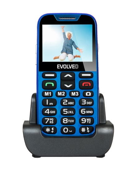 Evolveo GSM telefon EasyPhone XD, plavi