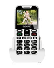 Evolveo telefon za starije EasyPhone XD, bijeli