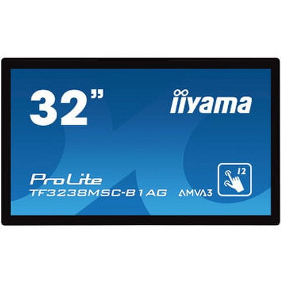 iiyama monitor 32" LED LCD TOUCH OPEN FRAME TF3222MC-B2