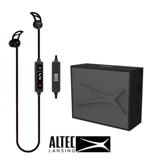 Altec Lansing Snake + Pocket, Bluetooth slušalice i zvučnik - komplet, crni