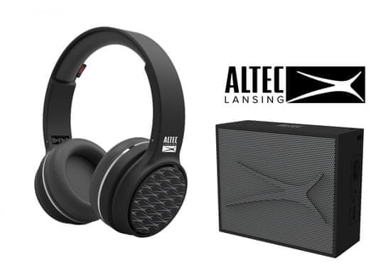 Altec Lansing Ring N Go + Pocket, Bluetooth slušalice i zvučnik - komplet, crni