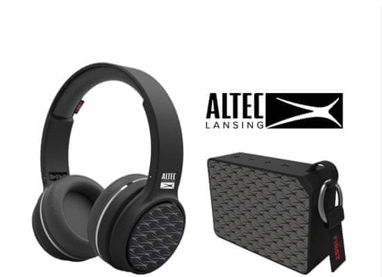 Altec Lansing Ring N Go + One, Bluetooth slušalice i zvučnik - komplet, crni