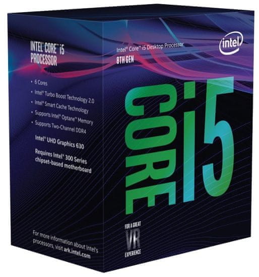 Intel procesor Core i5-8600 BOX, Coffee Lake