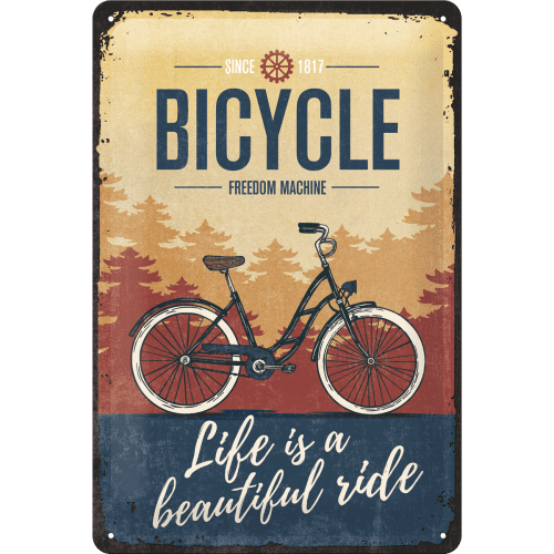 Postershop plastična ploča s natpisom: Bicycle (Freedom Machine)