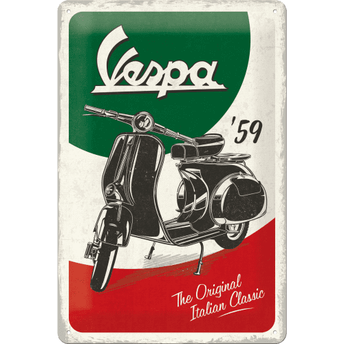 Postershop plastična ploča s natpisom: Vespa The Italian Classic