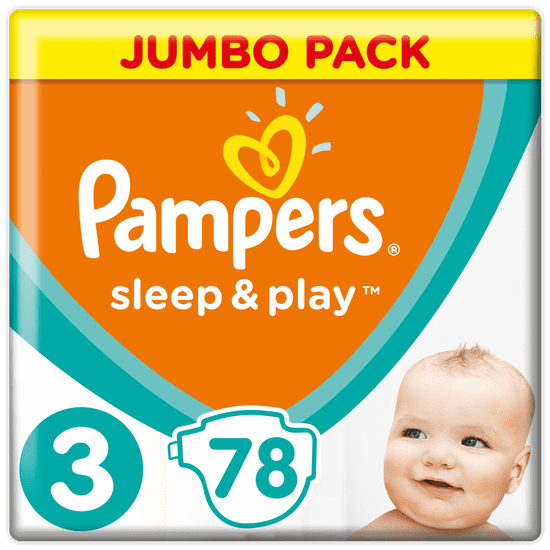 Pampers pelene Sleep & Play 3 Jumbo Midi (6-10 kg) 78 kom
