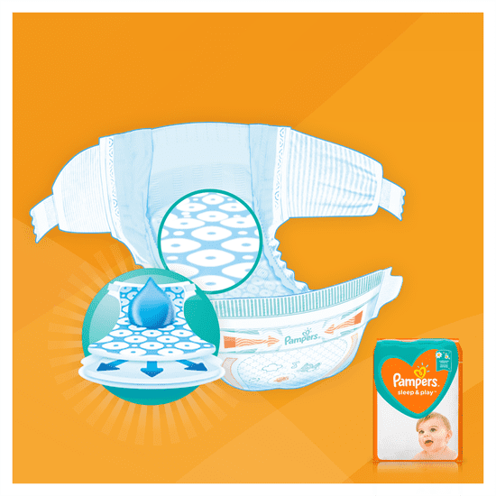Pampers pelene Sleep Play 3 Midi 6 10 kg 58 komada MALL.HR