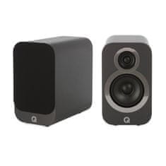 Q Acoustics par kompaktnih Hi-Fi zvočnikov 3010i, siva