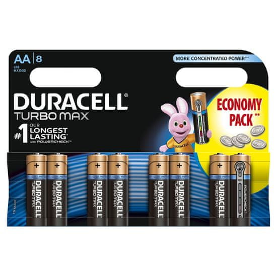 Duracell baterije Turbo AA, 8kom (MN1500 LR6), Power Check