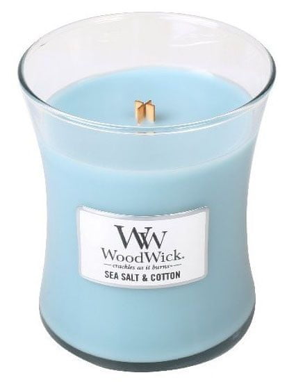 Woodwick mirisna svijeća Morska sol i pamuk, 275 g