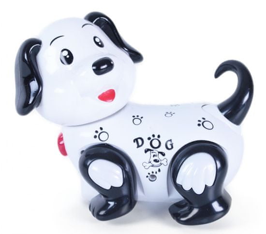 Rappa igračka pas sa zvučnim i svjetlosnim efektima, bijelo crna