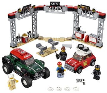 LEGO Speed Champions 75894 1967 Mini Cooper S Rally i 2018 MINI John Cooper Works Buggy