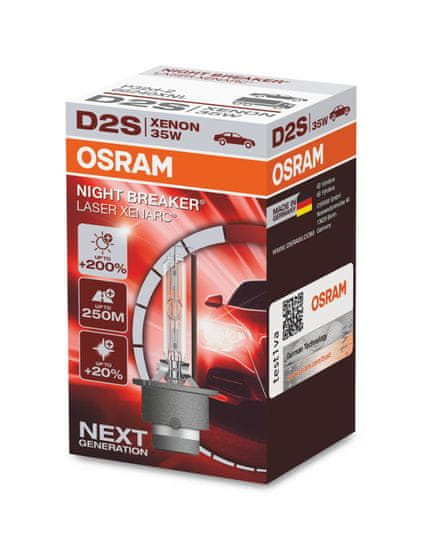 Osram žarulja Night Breaker laser D2S, 35W, 2 komada
