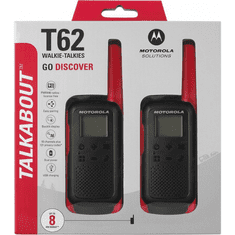 radio postaja Walkie Talkie T62, crvena