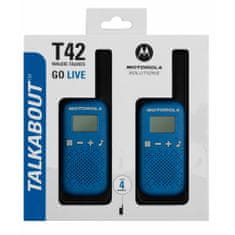 Motorola TLKR T42 walkie-talkie, plava