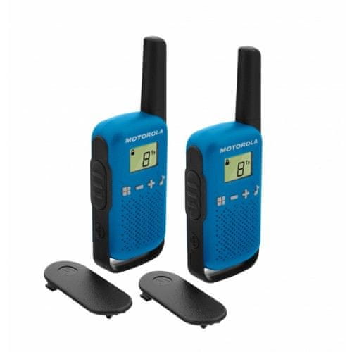 Motorola TLKR T42 walkie-talkie, plava