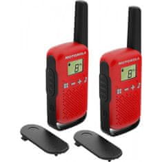 TLKR T42 walkie-talkie, crvena