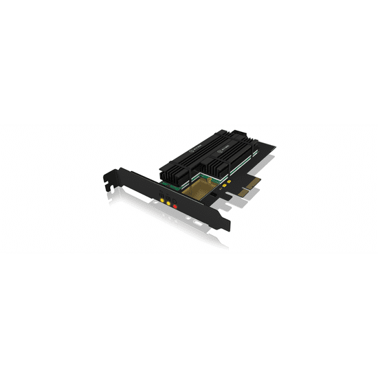 IcyBox Kartica za proširenje PCIe za 2x M.2 SSD, s hladilom