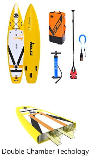 Zray sup na napuhavanje Fury Dual 11'6