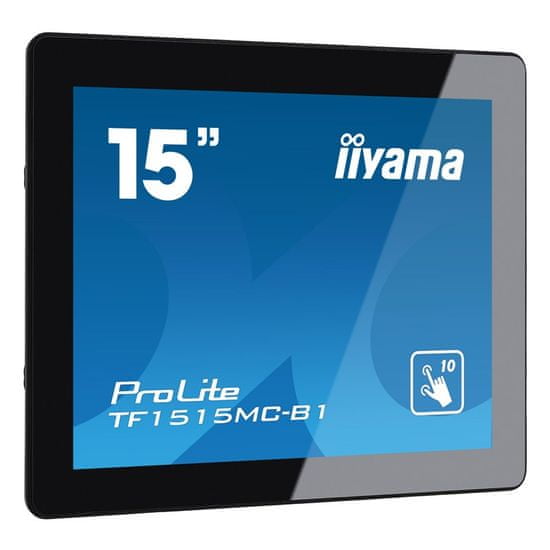 iiyama LED LCD monitor na dodir ProLite TF1515M, Open Frame, 38 cm (15"), crni
