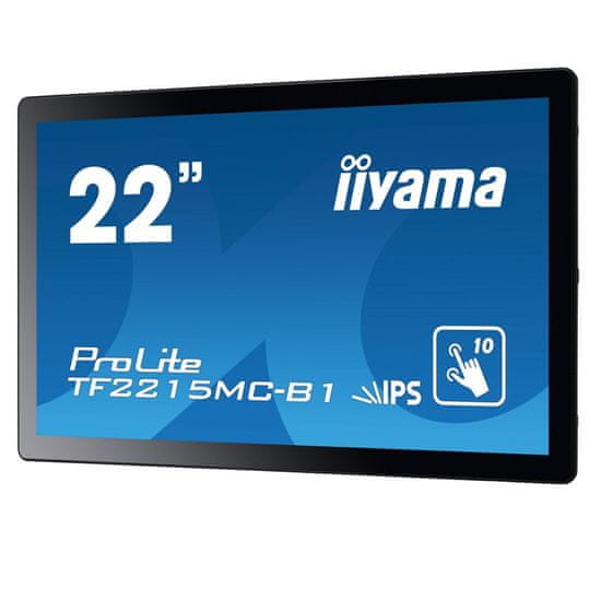 iiyama LED LCD monitor na dodir ProLite TF2215MC-B1, Open Frame, 54,6 cm (21,5"), crni