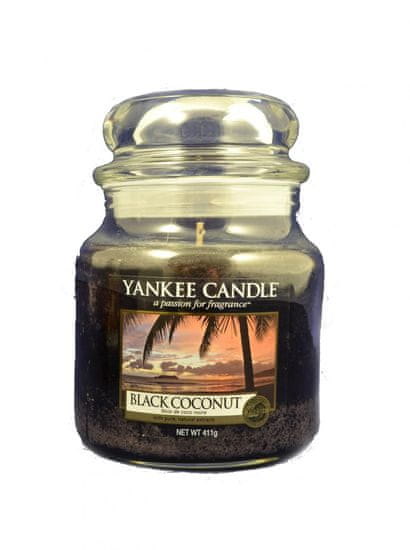 Yankee Candle mirisna svijeća crni kokos, Classic 411 g, srednja